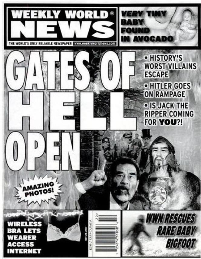World Weekly News: Otwarte bramy Piekła