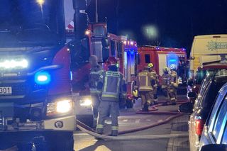 Tragiczny pożar w Legionowie. Dwie osoby reanimowane. Jedna nie przeżyła