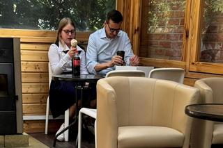 Mateusz Morawiecki zabrał córkę na lody