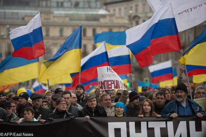 Ukraina, Rosja, protesty