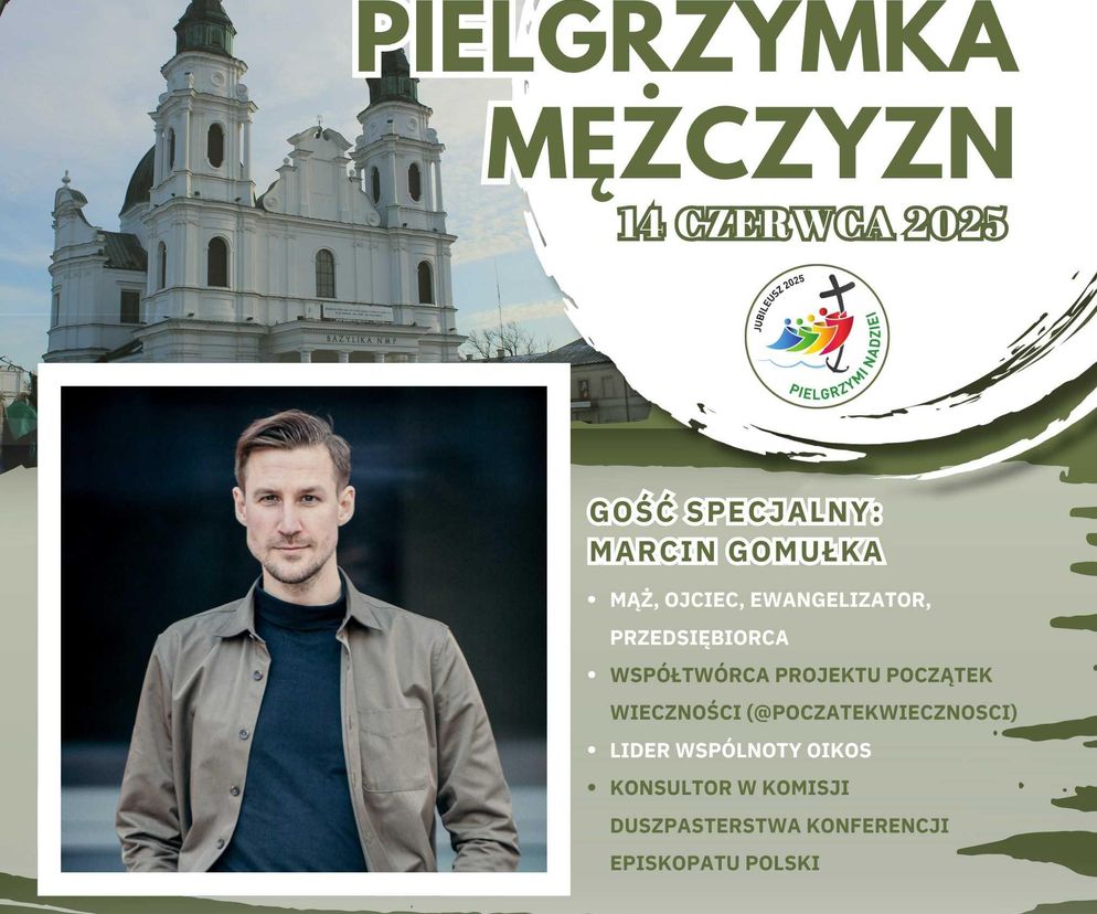 II. Archidiecezjalna Pielgrzymka Mężczyzn w Chełmie - plakat wydarzenia