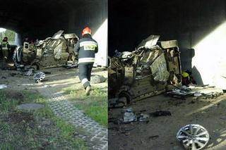 Wypadek na A1 w Łęgu. Kierowca i pasażerka zginęli