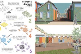 Centrum społeczności - projekt osiedla uchodźców, który zdobył PRIX SARP FR 2023 