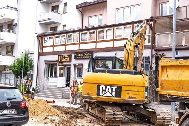 Siedlce: trwają roboty drogowe na ul. Błonie