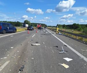 Wypadek na S5 koło Rawicza