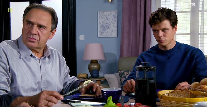 Barwy szczęścia odc. 2032. Kacper (Jakub Szlachetka), Jerzy Marczak (Bronisław Wrocławski)