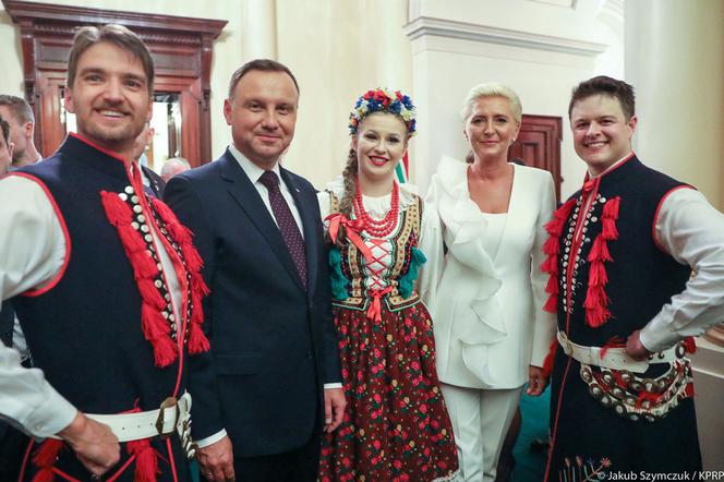 Andrzej Duda i Agata Duda  w Australli