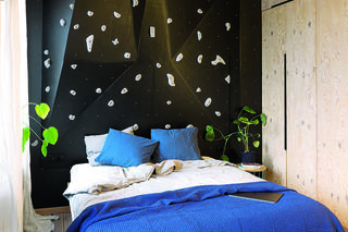 Sypialnia ze...ścianą wspinaczkową