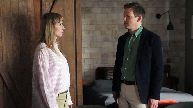 Barwy szczęścia odc. 3245. Łukasz (Michał Rolnicki), Agnieszka (Katarzyna Tlałka)