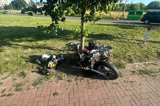 Wypadek na ul. Drabika w Siedlcach