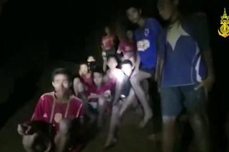 Mlodzi piłkarze zaginieni w jaskini odnalezieni po dziewięciu dniach