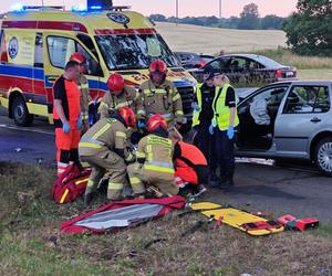Wypadek w pobliżu Drawska Pomorskiego 