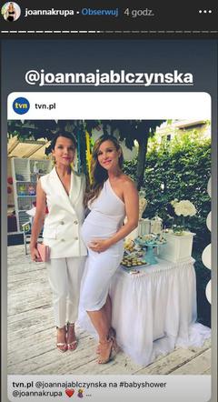 Joanna Krupa - baby shower