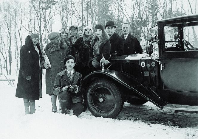 wycieczka automobilem na Podhale, lata 30-te