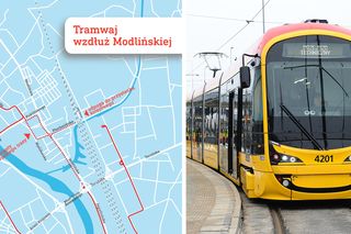 Nowa linia tramwajowa w Warszawie. Jeszcze nie zaczęli, a już jest pierwsze ale