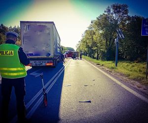 Śmiertelny wypadek w miejscowości Podgóra - Na DK12 doszło do zderzenia dwóch aut