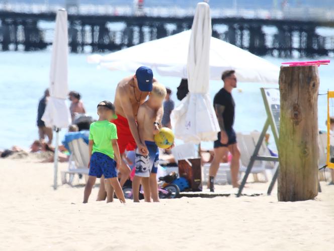 Marcin Moreczk jak  Adonis w Sopocie