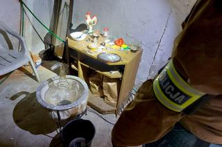 Potężne uderzenie w narkobiznes. Rozbili fabrykę białej śmierci w Otwocku