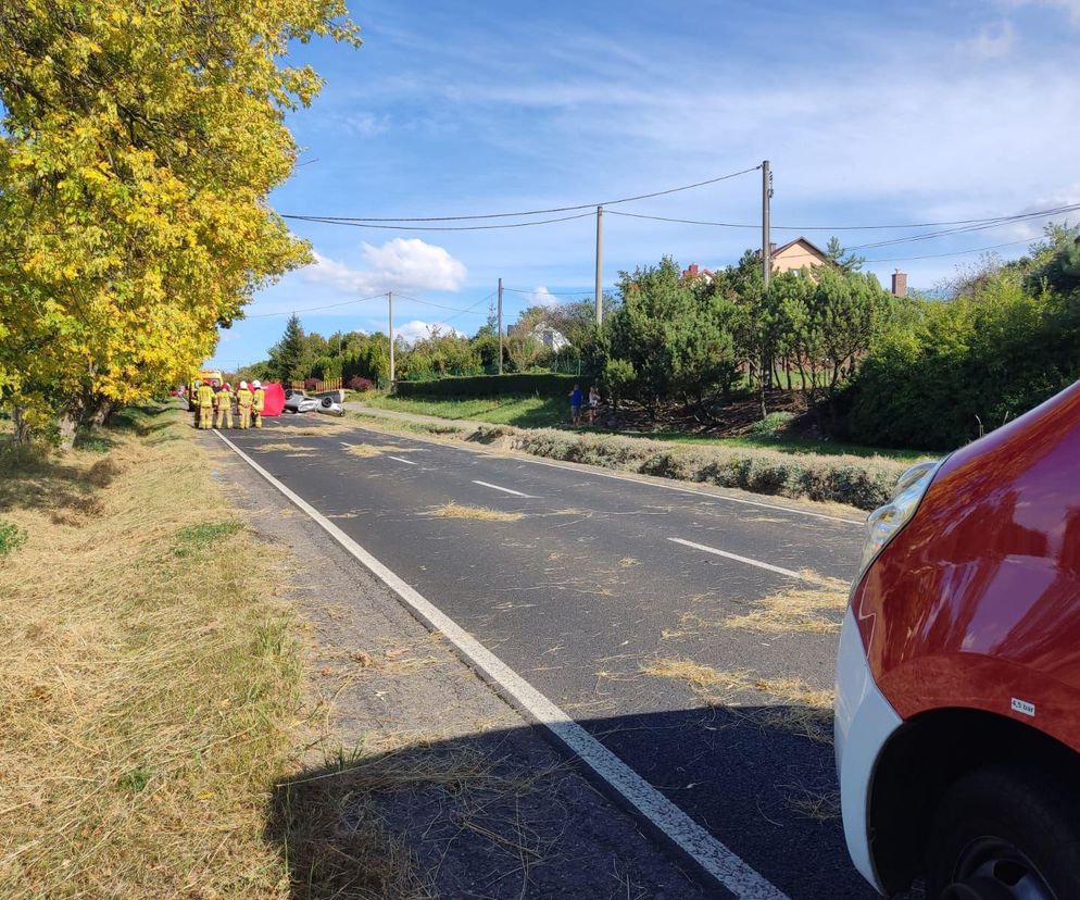 Tragiczny wypadek na Śląsku. Zginęła jedna osoba, dwie zostały zabrane do szpitala