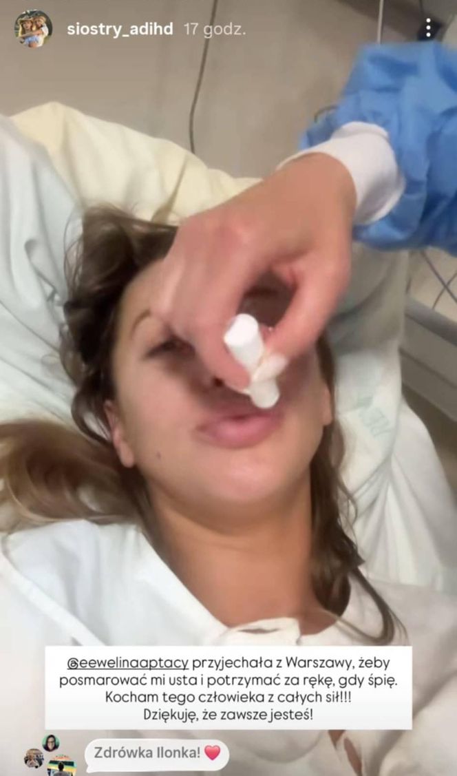 Ilona Krawczyńska trafiła do szpitala