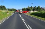 Śmiertelny wypadek pod Radomskiem. Osobówka zderzyła się z motocyklistami [ZDJĘCIA]