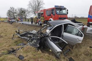 Śmiertelny wypadek na DK11 pod Kluczborkiem! 42-latek zginął po zderzeniu z tirem 