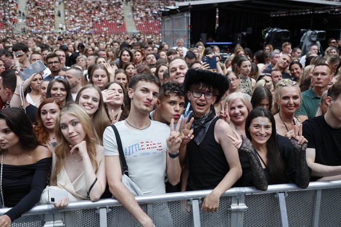 Koncert Jennifer Lopez w Warszawie (25.07.2025) - część druga. Organizatorem koncertu jest Prestige MJM