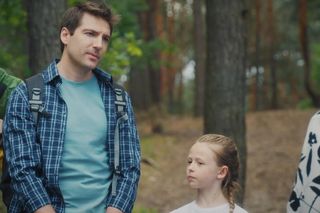 M jak miłość odc. 1820. Dima (Michaił Pszeniczny), Julia (Marta Chodorowska), Nadia (Mira Fareniuk) -