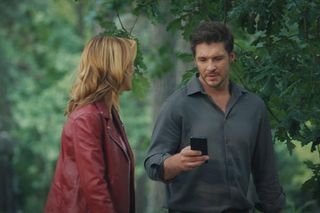 M jak miłość odc. 1829. Kama (Michalina Sosna), Marcin (Mikołaj Roznerski)