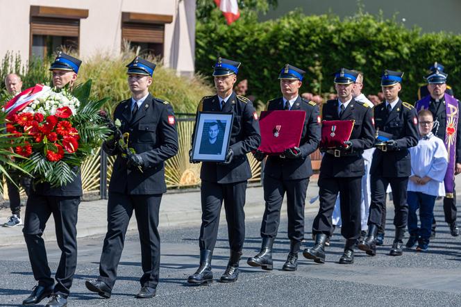 Ostatnie pożegnanie st. ogn. Łukasza Włodarczyka