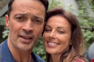 Barwy szczęścia nowy sezon na planie. Kasia (Katarzyna Glinka), Mariusz (Rafał Cieszyński)