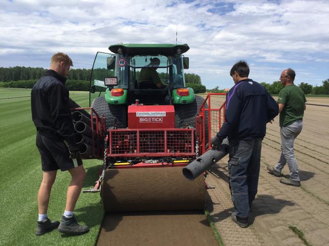 Nowa murawa na Stadionie Śląskim