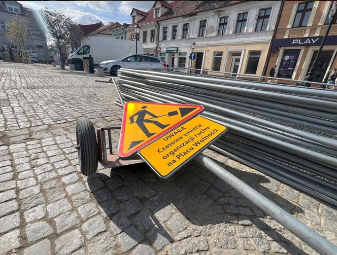 Przebudowa placu Wolności zakończona.