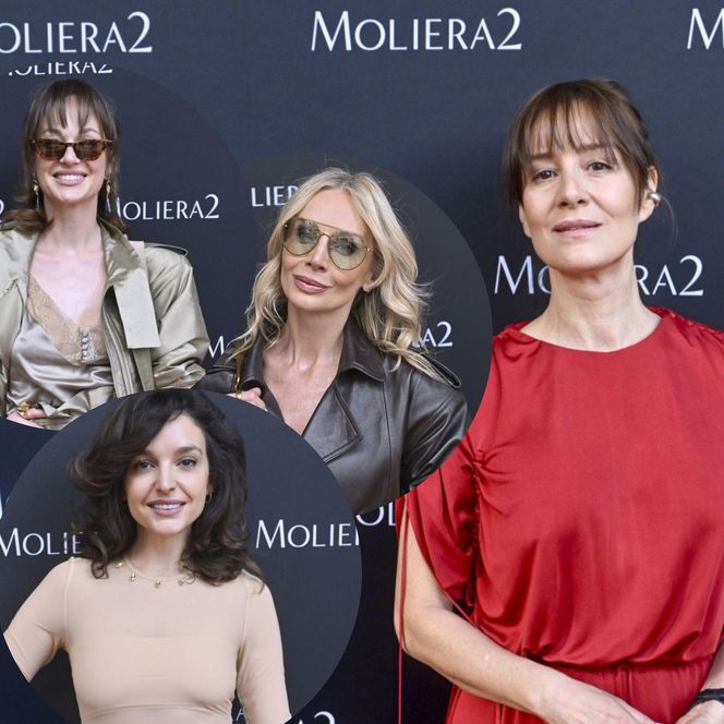  Ostaszewska, Dębska, Woźniak-Starak jako modowe divy. Tłum gwiazd na pokazie Zienia