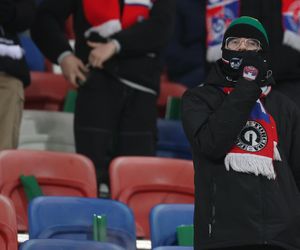 Kibice na meczu Górnik Zabrze - Lech Poznań