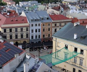 Panorama Lublina z najwyższego punktu widokowego w mieście - Wieży Trynitarskiej