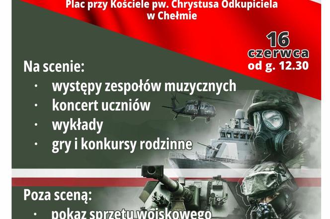 Plakat promujący Rodzinny Festyn Patriotyczny