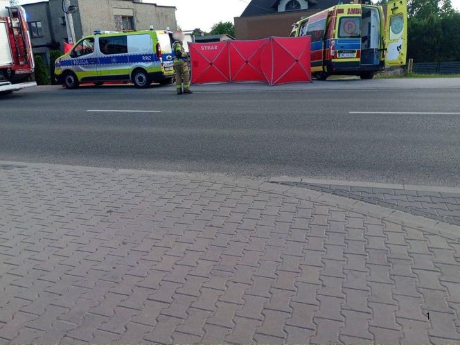 Wypadek na ul. Jastrzębskiej w Wodzisławiu Śląskim