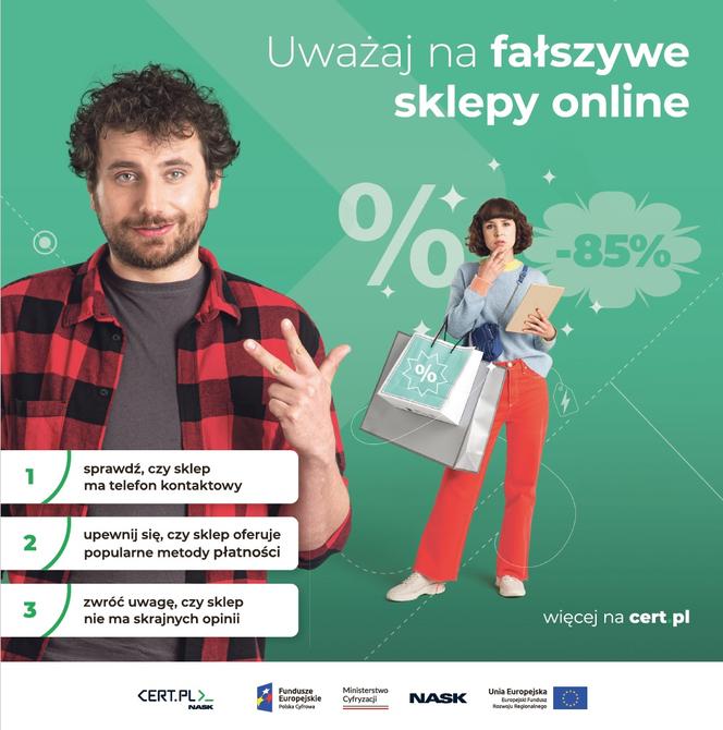 30 mln Polaków kupuje w sklepach online. Jak nie dać się oszukać?