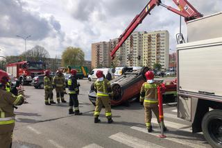 Wypadek na ul. Obotryckiej w Szczecinie