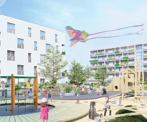 Zielone wzgórze: projekt osiedla budynków wielorodzinnych przy ulicy Sarni Stok w Bielsku-Białej