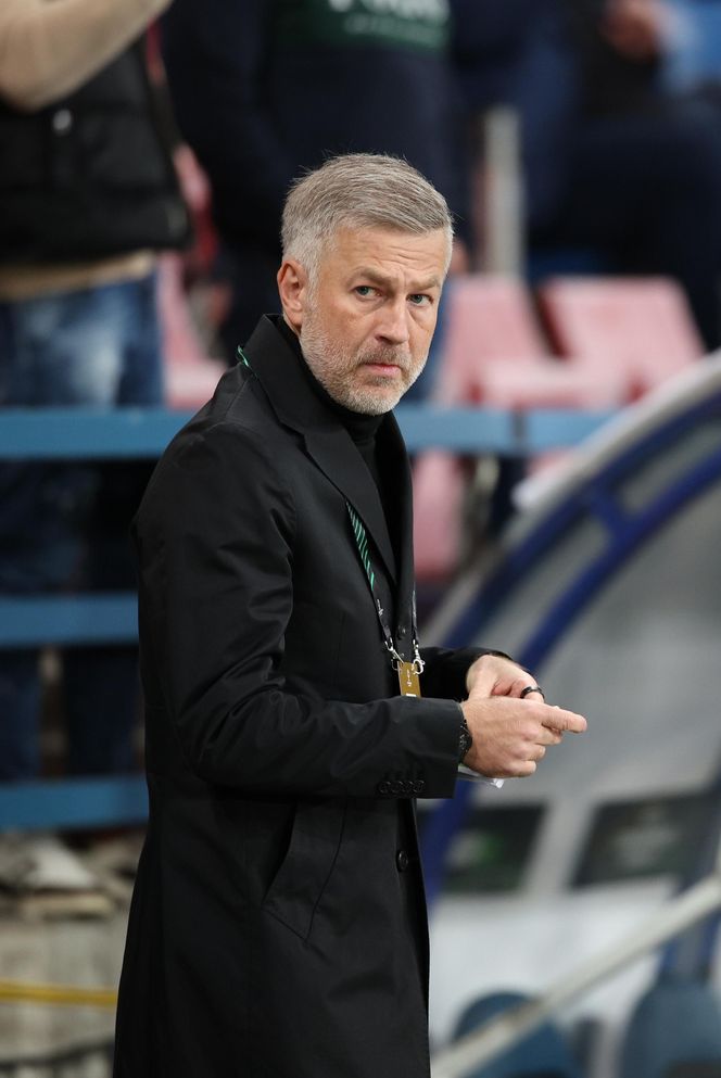 Edward Iordanescu w meczu Szachtar - Legia
