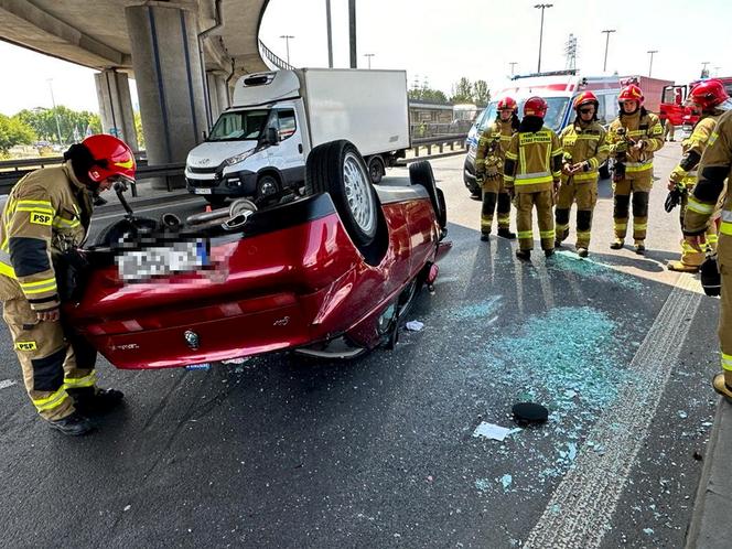  Lambo za 1,5 mln rozbite, alfa romeo na dachu. Wielkie kraksy w Warszawie