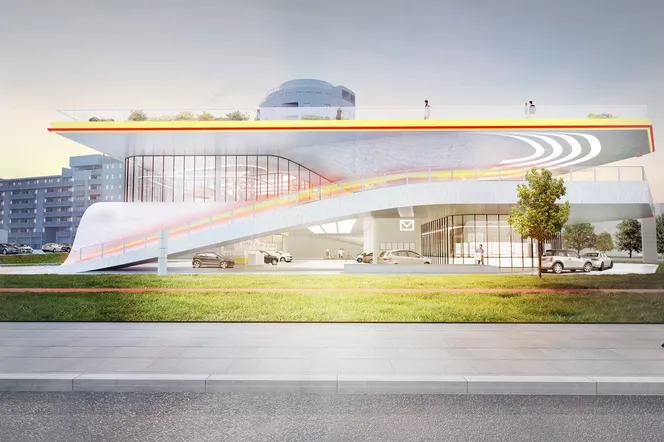 Stacja benzynowa Shell w Warszawie