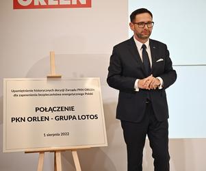 Daniel Obajtek w Gdańsku o fuzji Orlenu z Lotosem