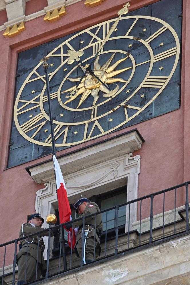 Uroczyste obchody Dnia Flagi w Warszawie