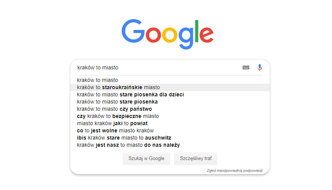 Kraków w Google. Jakich informacji szukamy najczęściej? Wyniki są zaskakujące!