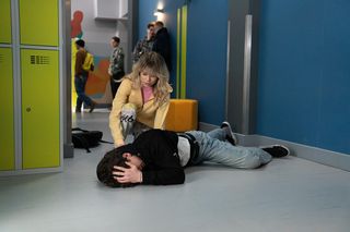 	Na dobre i na złe odc. 954. Damian (Borys Otawa), Amelia (Hanna Kudła)