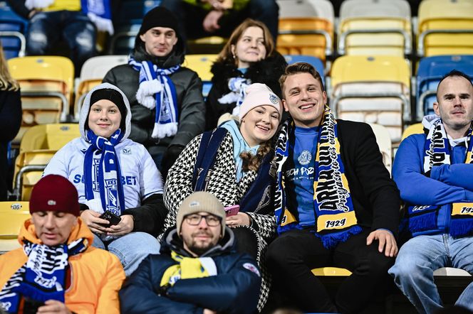 Arka Gdynia - Lech Poznań: Zdjęcia kibiców z meczu 15. kolejki PKO BP Ekstraklasy