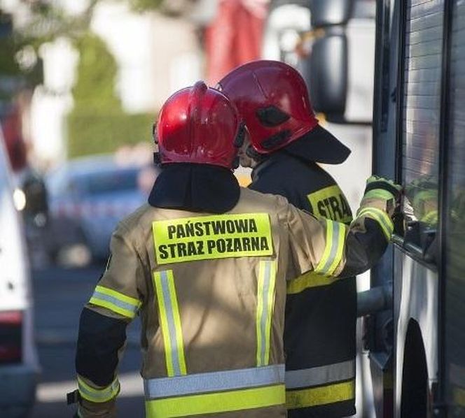 Pożar mieszkania przy ul. Wolności w Zabrzu
